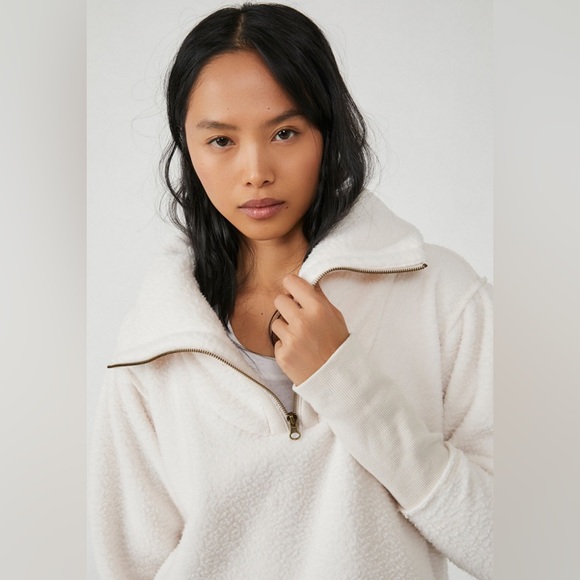 Free People Poppy Quarter Zip Pullover - Picture 4 of 11